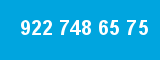 922 748 65 75